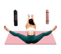 Yoga Mat - Nitrile Rubber 72.83 Inch | Foam Exercise Mat | with Non-Slip Shock-Absorbing Workout Equipment, Women, Men, Sports Mãt for Yoga Pilates | Floor Stretching Workout Fitness