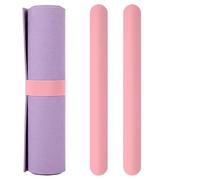 Yoga Mat Slap Band - Heavy Duty Pair, Strong Grip Wrap, Flexible Closure, Compact Storage Solution | Perfect for Carrying Rolling Securing Mats During Training Sessions Studio Practice Travel Rou