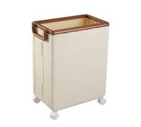 Yoga Mat Storage Bin - 38,5 x 25 x 54 cm PP ABS Rolling Basket, 360 Degree Wheel Organizer, Large Opening Exercise Accessory Holder | Mobile Yoga Mat Storage Bin For Home Gym Workout Room Organization