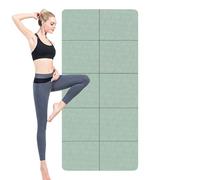 Yoga Mat - Yoga e tappetino per esercizi | Meditazione a casa Pilates PAD, Studio pieghevole spesso e palestra per stretching, allenamento e allenamento per l'uso