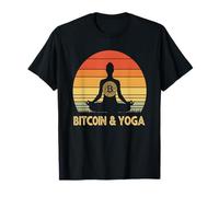 yoga meditazione blockchain benessere finanza calma Bitcoin Maglietta