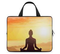 Yoga Meditazione Laptop Case Sleeve 10 pollici Business Travel Protettiva Computer Custodia Valigetta Borse per Laptop o Tablet
