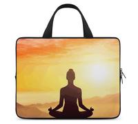 Yoga Meditazione Laptop Case Sleeve 12 pollice Business Travel Protettiva Computer Copertura di Trasporto Valigetta Borse per Laptop o Tablet