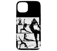 Yoga Meditazione Posizioni Yoga Custodia per iPhone 15 Plus