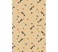 Yoga Notes: Notizbuch punktiert mit Yogamuster am Cover / Format ca. A5 / 100 Seiten / cremefarbenes Papier / Bullet Journaling / Geschenkidee