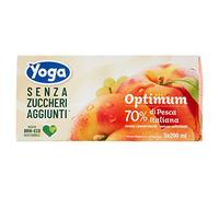 Yoga Optimum Pesca Senza Zucchero, 3 x 200ml