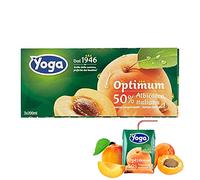 8 CONFEZIONI SUCCO DI FRUTTA YOGA OPTIMUM ALBICOCCA ITALIANA 3 X 200 ML BRIK, Bo