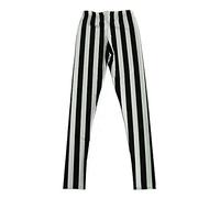 Yoga Palestra Leggins Allenamento Pantaloni, Leggings Capri sexy da donna Stampe a righe Allenamento allenamento casual Danza da jogging Leggings atletici Skinny Yoga Pilates Pantaloni nero bianco Cal