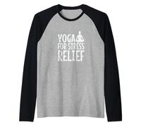 Yoga per alleviare Lo Stress Maglia con Maniche Raglan