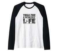 Yoga per Una Vita Sana Maglia con Maniche Raglan
