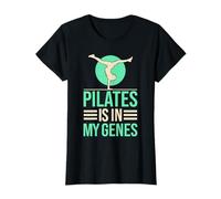 Yoga Pilates Is in My Genes Funny Yoga Maglietta