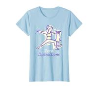 Yoga Pose Cat Lover Illustration | Zero Distractions Maglietta