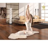 Yoga-Schaffell Bianco Corti 3-4 CM Stuoia Sport Pilates Ginnastica Div. Mod. Le