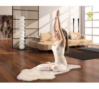 Yoga-Schaffell Bianco Corti 3-4 CM Stuoia Sport Pilates Ginnastica Div. Mod. Le