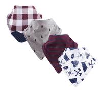 Yoga Sprout Bandana Bib with Teether Happy Camper 4 Pack