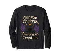Yoga Strega Yoga Mistico Yoga Spirituale Strega Benessere Luna Maglia a Manica