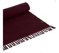Yoga Studio - Tappetino Bio - 196 cm x 70 cm - Tappetino Yoga con Pompon - In Cotone - Per Meditazione, Relax, Hot Yoga (Raspberry)