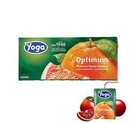 8 CONFEZIONI DI SUCCO DI FRUTTA YOGA ARANCIA ROSSA ITALIANA 3 X 200 ML HOTEL
