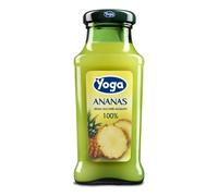 Yoga Succo di Frutta Ananas 100% Confezione da 12 Bottiglie da 200 ml