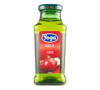 Yoga Succo di Frutta Mela 100% Confezione da 24 Bottiglie da 200 ml