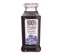 Yoga Succo di Frutta Mirtillo 100% Confezione da 12 Bottiglie da 200 ml