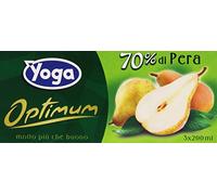 Yoga Succo e Polpa di Pera Optimum, 3 x 200ml