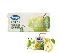 8 CONFEZIONI SUCCO DI FRUTTA YOGA OPTIMUM PERA ITALIANA SENZA ZUCCHERI 3X200 ML