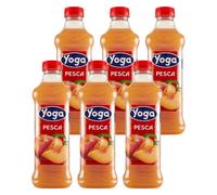 6x Multipack Yoga Succo Bottiglia Lt 1 Pesca