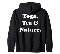 Yoga, Tea & Nature Inspired Lifestyle Felpa con Cappuccio