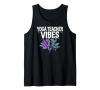 Yoga Teacher Vibes Dripping Lotus Flower Aesthetic Canotta
