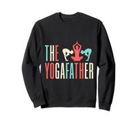 Yoga The Yogafather Funny Yoga Felpa