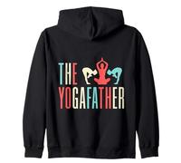 Yoga The Yogafather Funny Yoga Felpa con Cappuccio