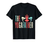 Yoga The Yogafather Funny Yoga Maglietta