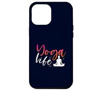 Yoga Vita Meditare Lotus Namaste Consapevolezza Zen Vibes Custodia per iPhone 12 Pro Max