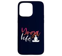 Yoga Vita Meditare Lotus Namaste Consapevolezza Zen Vibes Custodia per iPhone 15 Pro Max