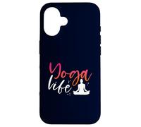 Yoga Vita Meditare Lotus Namaste Consapevolezza Zen Vibes Custodia per iPhone 16
