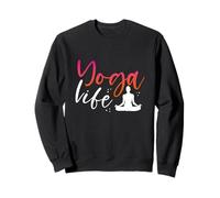 Yoga Vita Meditare Lotus Namaste Consapevolezza Zen Vibes Felpa