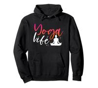 Yoga Vita Meditare Lotus Namaste Consapevolezza Zen Vibes Felpa con Cappuccio