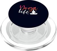 Yoga Vita Meditare Lotus Namaste Consapevolezza Zen Vibes PopSockets PopGrip per MagSafe