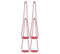 Yoga Wall Ropes - 3.3 Meters Cotton Flexibility Rope | 150kg Back Stretcher Splits Training For Home Studio Exercise Practice Splits Rehab Pilates Dance Ballet Aerial Fitness