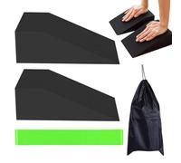 Yoga Wedge Blocks, Non Slip Squat Ramp, Ergonomic Calf Stretcher, Lightweight Slant Board, Professional Support Prop for Weightlifting, Palestra, Fitness, Yoga Accessories