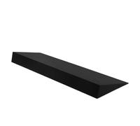 Yoga Wedge, Calf Stretching Slant Board, 20.08x5.91x1.97 In, Heel Elevated Squat Block, Non Slip Design, Lightweight Portable for Mobility, Balance, and Strength Training (Dark)