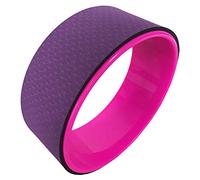 Yoga Wheel Dharma Pose Circle Ring Roller Back Stretcher Accessorio per il rilascio della tensione muscolare dorsale Migliora aumenta la flessibilità ABS TPE Sudore Antiscivolo Capacità di carico 275l