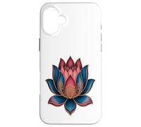 Yoga Zen colorato Lotus Mandala Custodia per iPhone 16 Plus