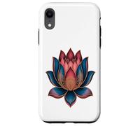 Yoga Zen colorato Lotus Mandala Custodia per iPhone XR