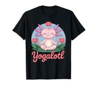 Yogalotl, Funny Axolotl Yoga Maglietta