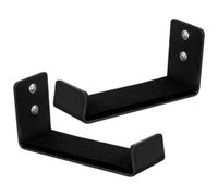 Yogamatte Wandhalterung 2er Set - 30lbs Aluminium Rutschfest Halter, Platzsparend Schaumroller Widerstandsband Organizer, Kompakt Fitnesszubehör Rack Tanzstudio, Schlafzimmer Garage | Für Fitnessstudi