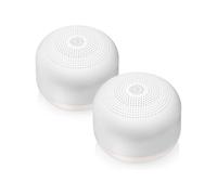 Yogasleep - Confezione da 2 mini luci da viaggio con luce notturna, l'originale macchina del rumore bianco, suono naturale lenitivo da un vero ventilatore, cancellazione del rumore, terapia del sonno