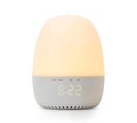 Yogasleep Light to Rise - Macchina sonora bianca con luce notturna, aiuto per il sonno per neonati e bambini, 30 suoni lenitivi tra cui ninne nanne e suoni della natura, registro e asilo nido