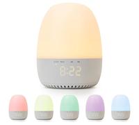 Yogasleep Light to Rise - Macchina sonora bianca con luce notturna, aiuto per il sonno per neonati e bambini, 30 suoni lenitivi tra cui ninne nanne e suoni della natura, registro e asilo nido